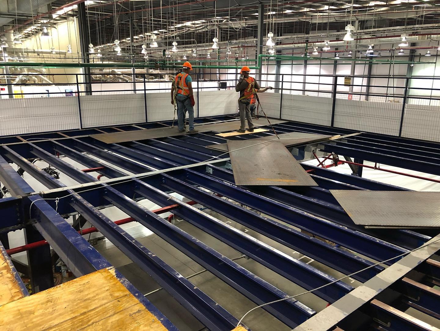 Estructura metálica para mezzanine