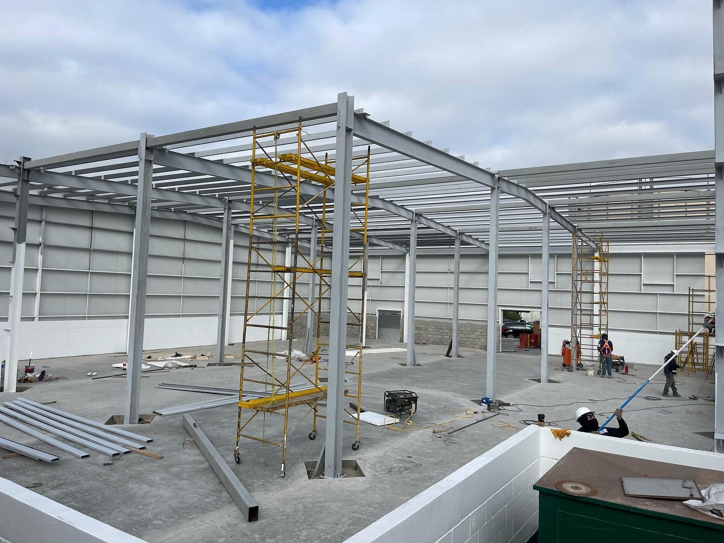 estructura metálica para nave industrial