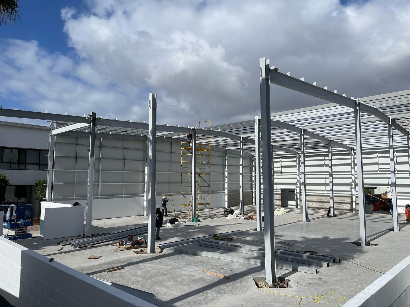 estructura metálica para nave industrial