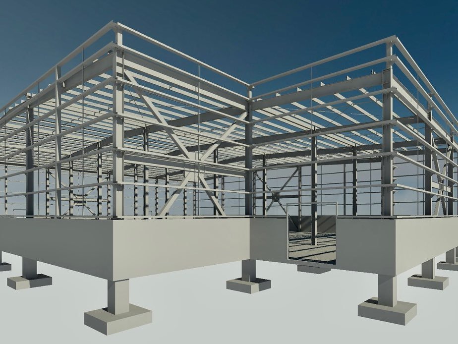 estructura metálica para nave industrial