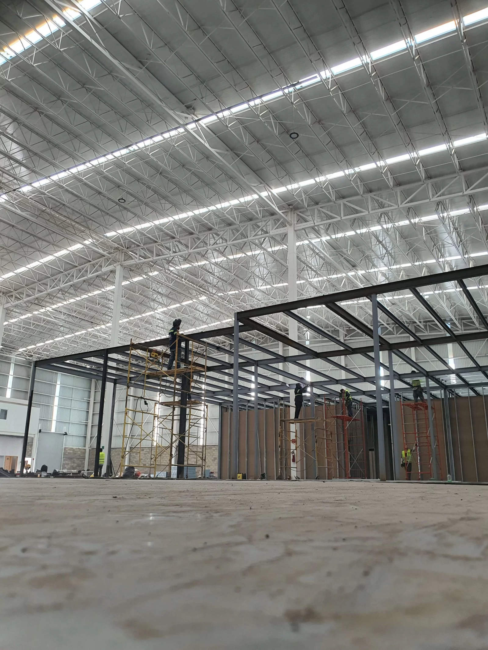 Estructura metálica para mezzanine