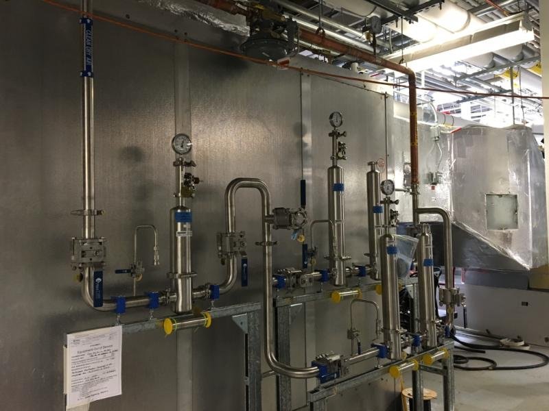Instalación tubería acero inoxidable AISI 316 proceso farmacéutica Juárez